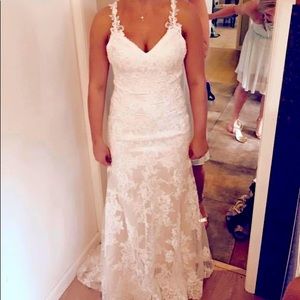 Stella York Lace Wedding Dress